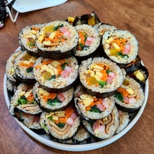 당뇨환자를 위한 저염식 현미김밥 만들기